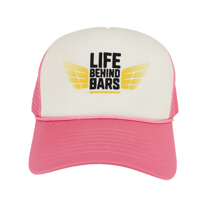 Basic Trucker Cap Pink/White