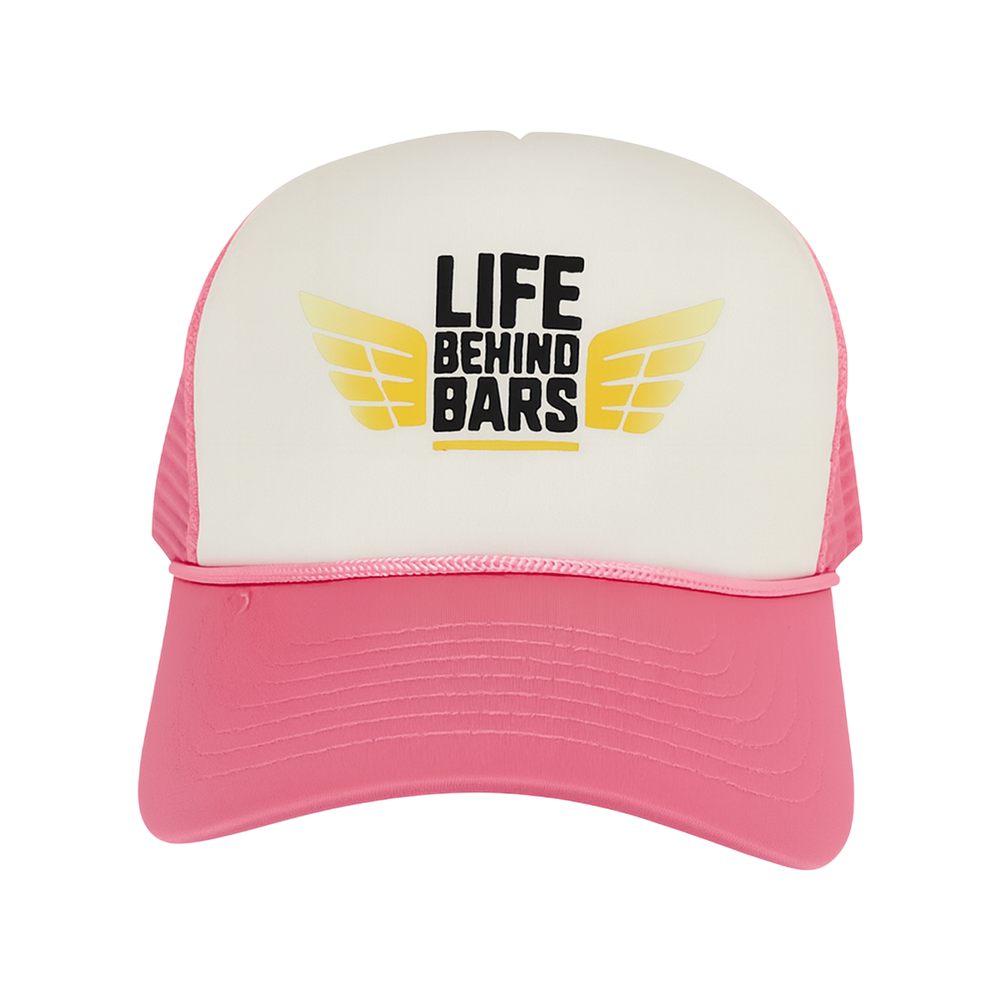 Basic Trucker Cap Pink/White