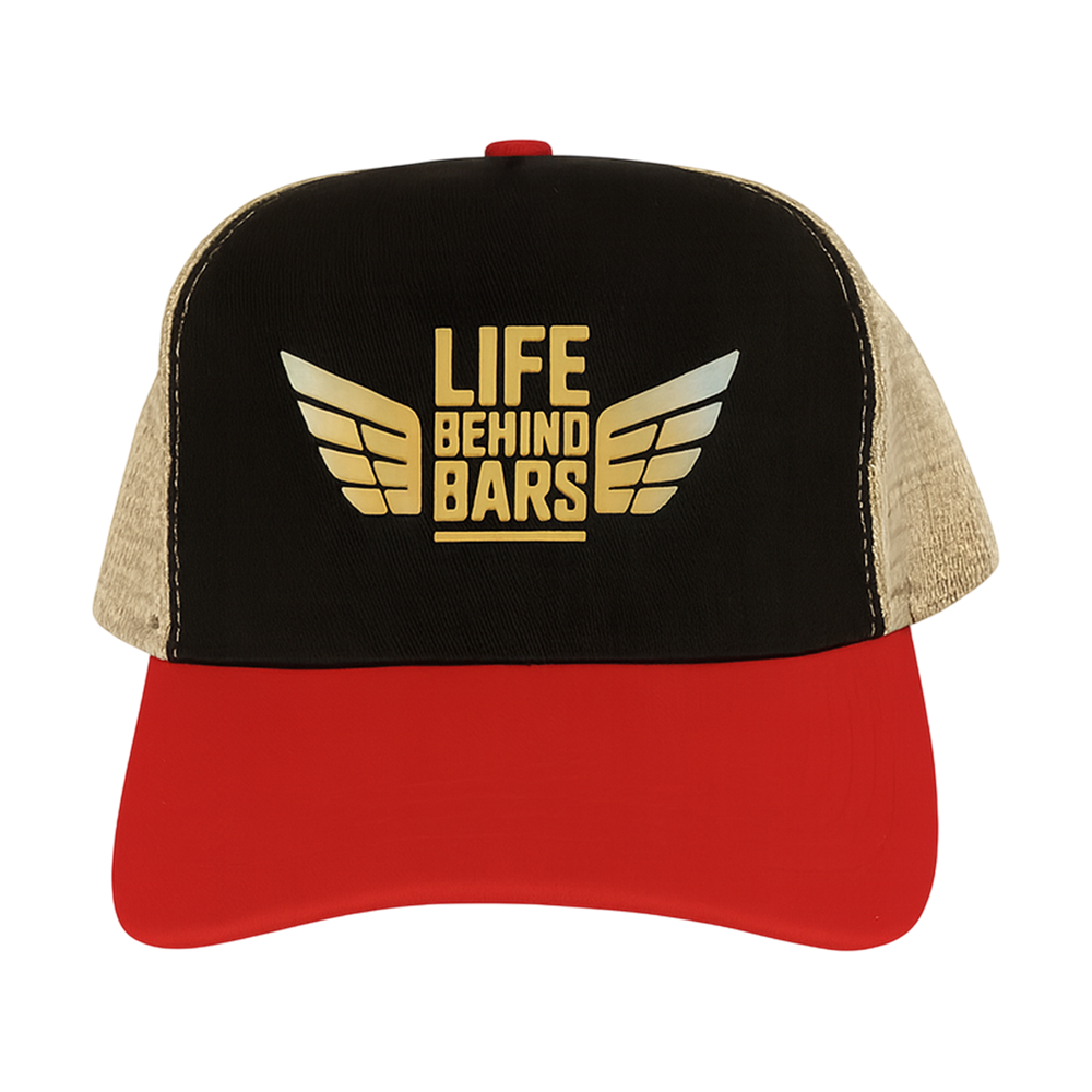 Basic Trucker Cap Red/Tan