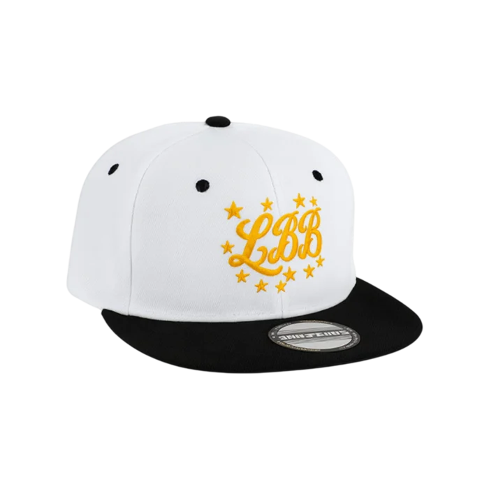 White Black Flat Brim