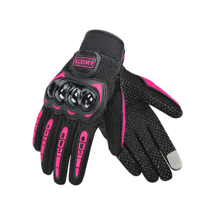 Suomy Motocross Gloves Breathable Fabric, Pink