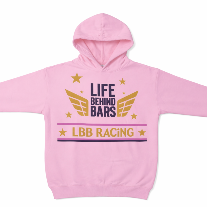 Retro Racing Hoodie/Pink