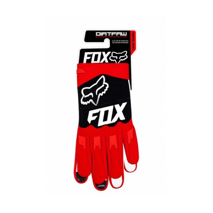 Motorcross gloves,  Red/Black