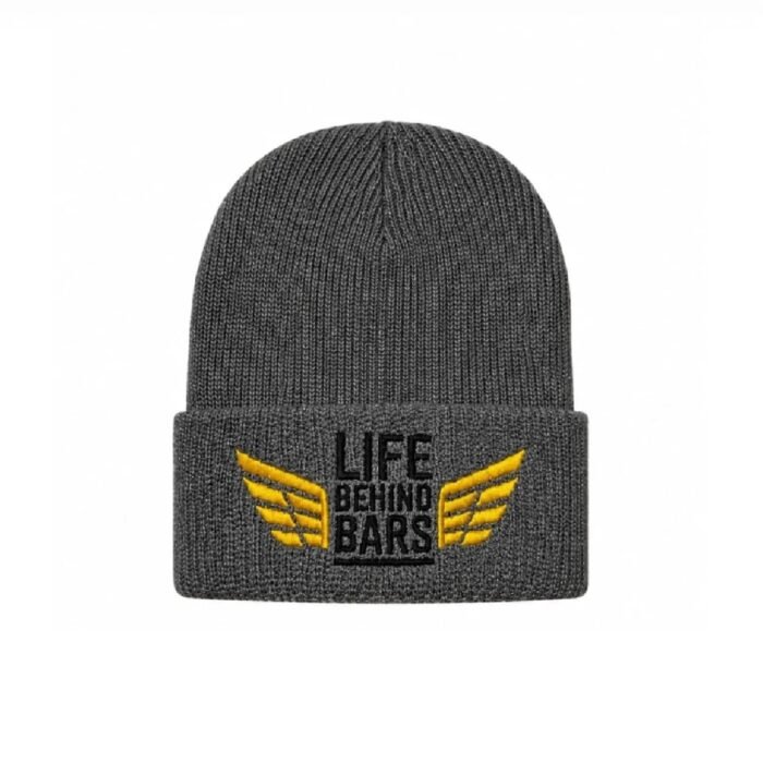 Knitted Acrylic Beanie / Grey