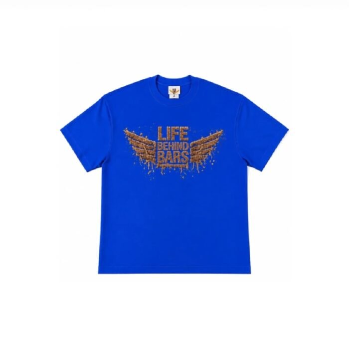 Muddied Logo / Oversize Tee, Blue