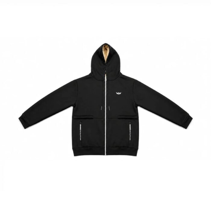 Sliver Logo Fleece Lined Hodie/Black
