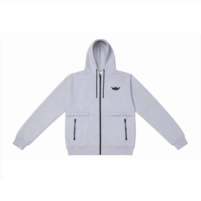 Small Logo Fleece Lined Hoodie/White